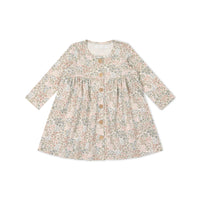 Organic Cotton Poppy Dress - April Glacier Childrens Dress from Jamie Kay NZ