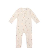 Organic Cotton Reese Zip Onepiece - Fable Deer Cloud Childrens Onepiece from Jamie Kay NZ