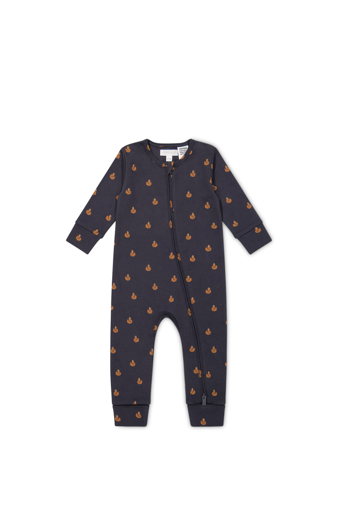 Organic Cotton Reese Zip Onepiece - Fox Cubs Constellation Childrens Onepiece from Jamie Kay NZ