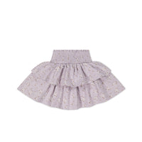 Organic Cotton Ruby Skirt - Lulu Bloom Iris Childrens Skirt from Jamie Kay NZ