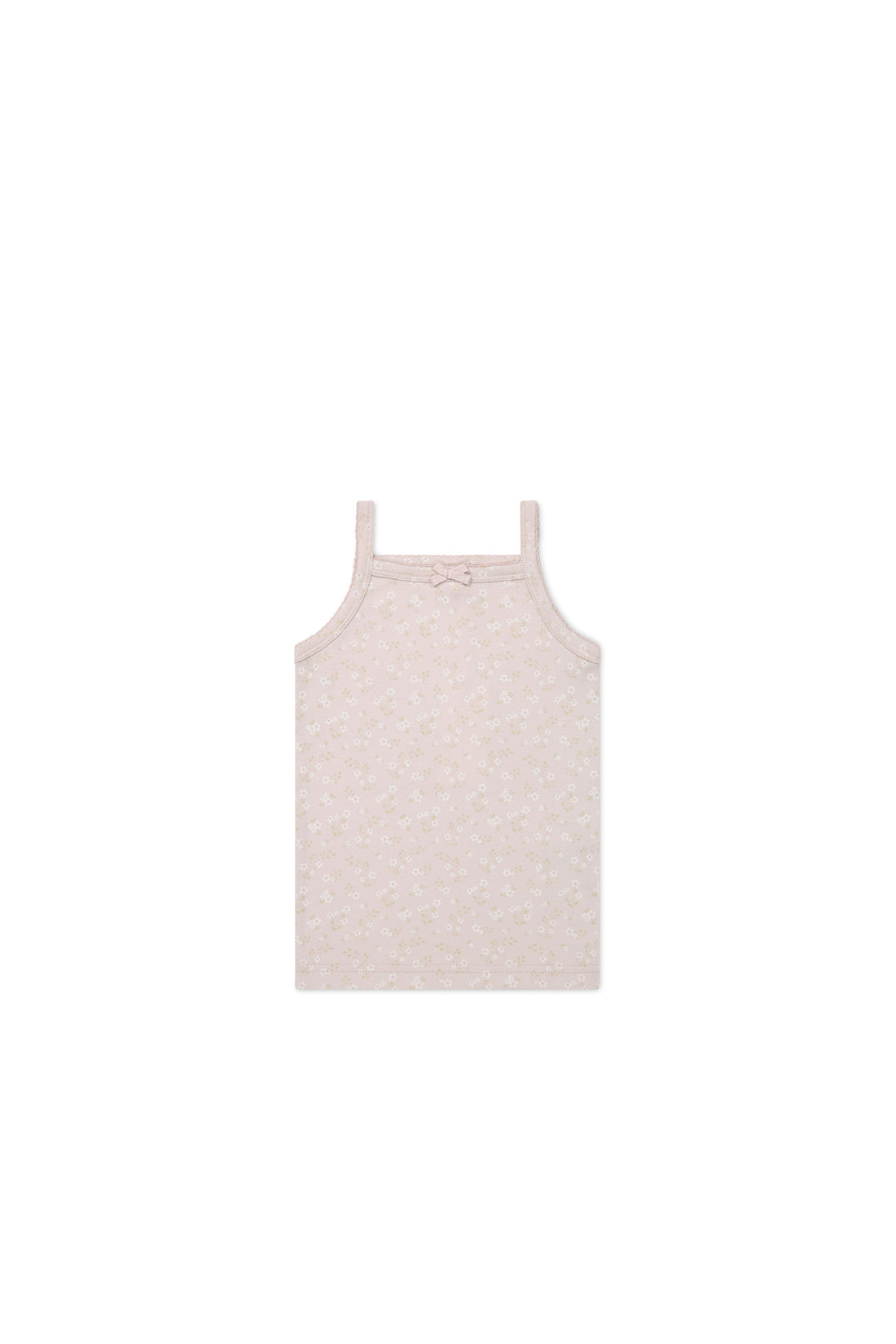 Organic Cotton Singlet - Addie Lilac Childrens Singlet from Jamie Kay NZ