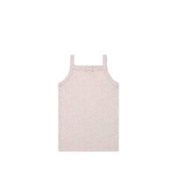 Organic Cotton Singlet - Addie Lilac Childrens Singlet from Jamie Kay NZ