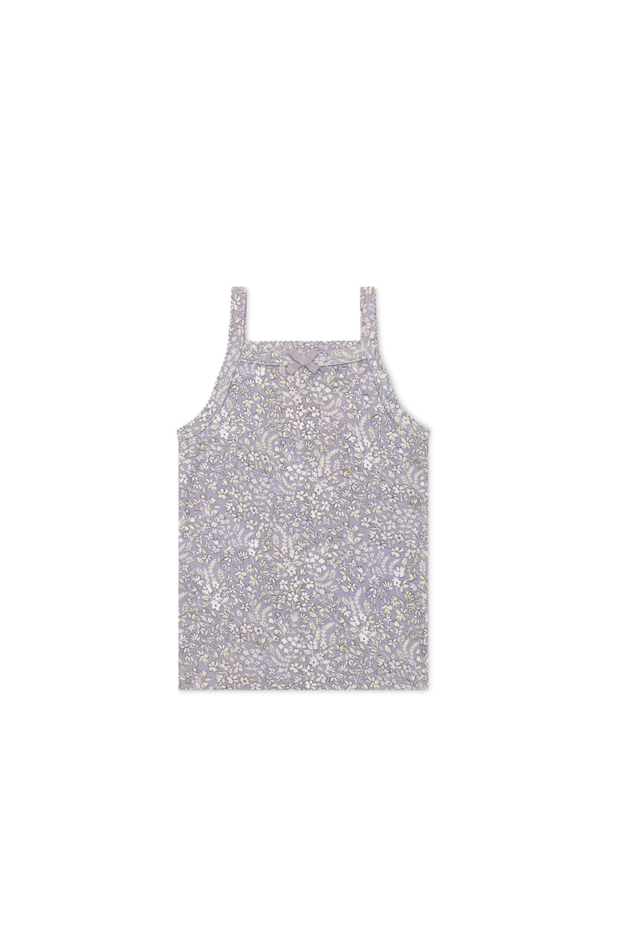 Organic Cotton Singlet - April Lilac Childrens Singlet from Jamie Kay NZ