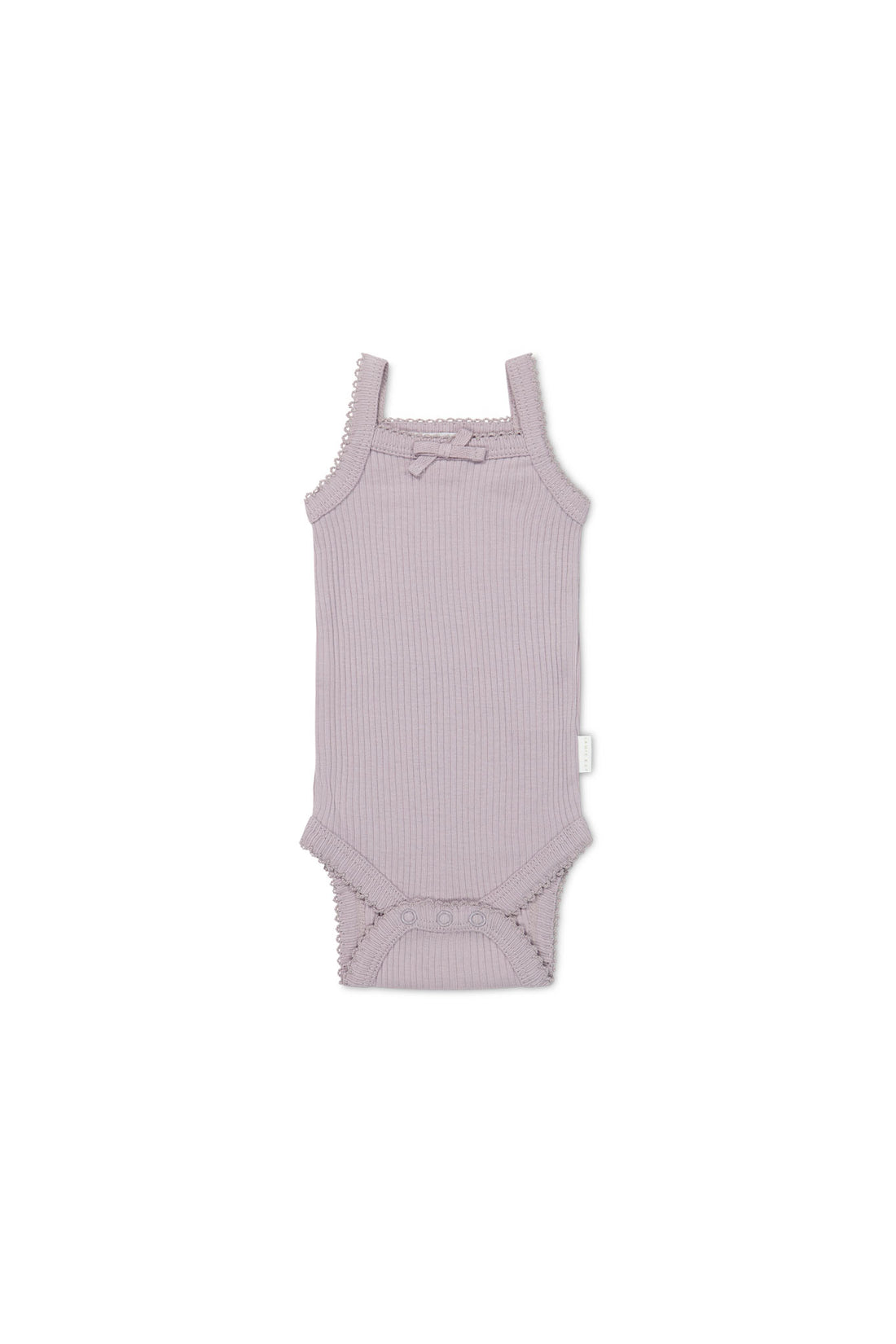 Organic Cotton Modal Singlet Bodysuit - Heather Haze Childrens Bodysuit from Jamie Kay NZ