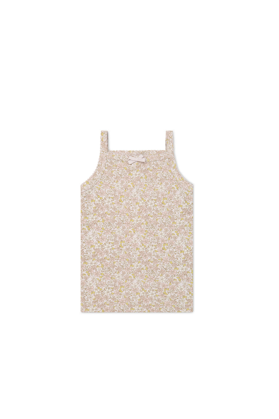 Organic Cotton Singlet - Chloe Lilac Childrens Singlet from Jamie Kay NZ