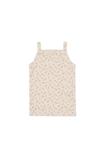 Organic Cotton Singlet - Emmy Egret Childrens Singlet from Jamie Kay NZ