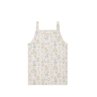 Organic Cotton Singlet - Moons Garden Lavender Childrens Singlet from Jamie Kay NZ