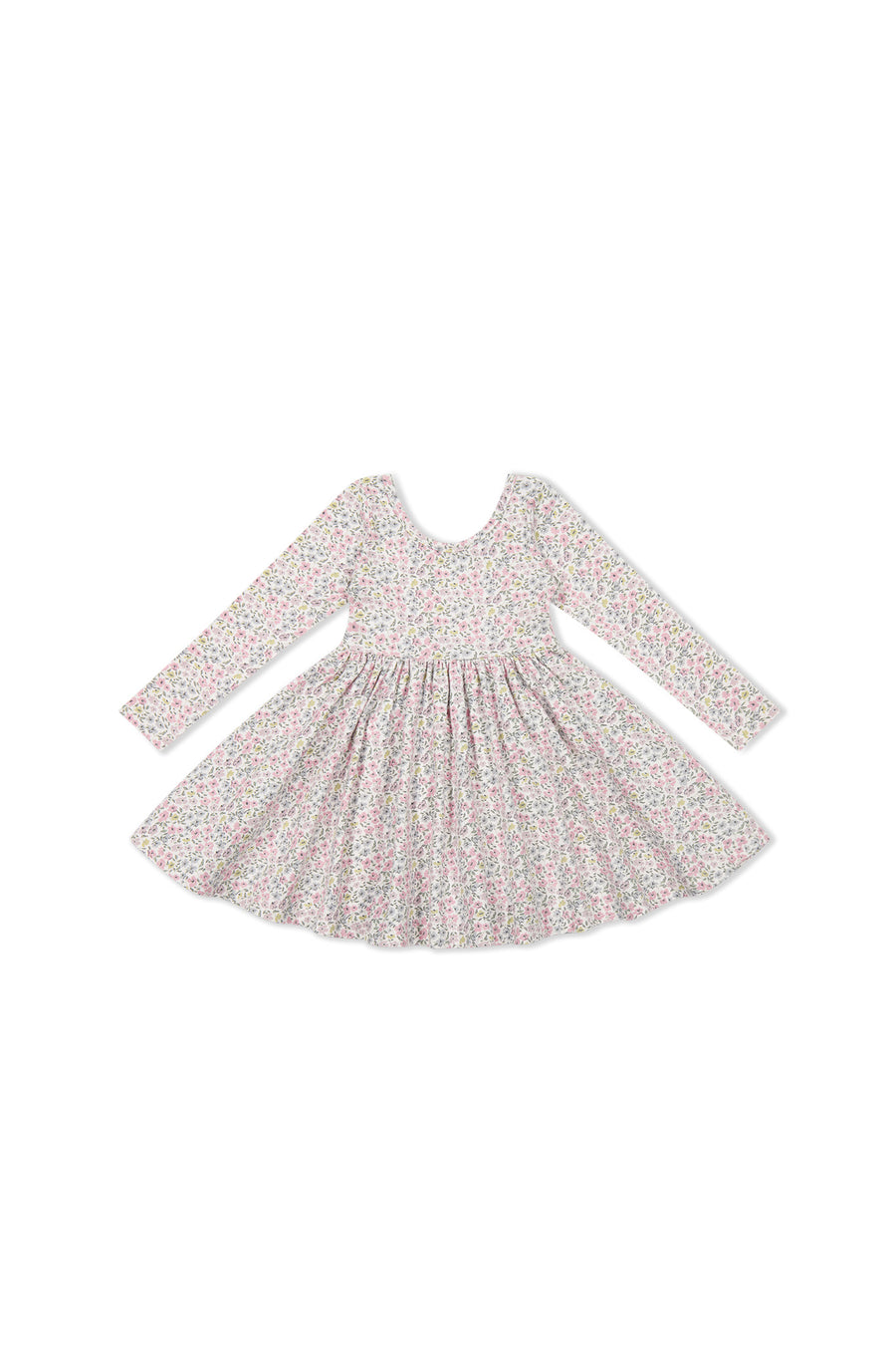 Organic Cotton Tallulah Dress - Fifi Mini Slightly Pink Childrens Dress from Jamie Kay NZ