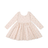 Organic Cotton Tallulah Dress - Meredith Morganite Childrens Dress from Jamie Kay NZ