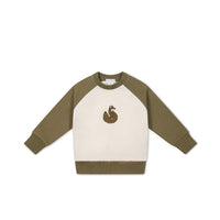 Organic Cotton Tao Sweatshirt - Oak Fox Childrens Top from Jamie Kay NZ