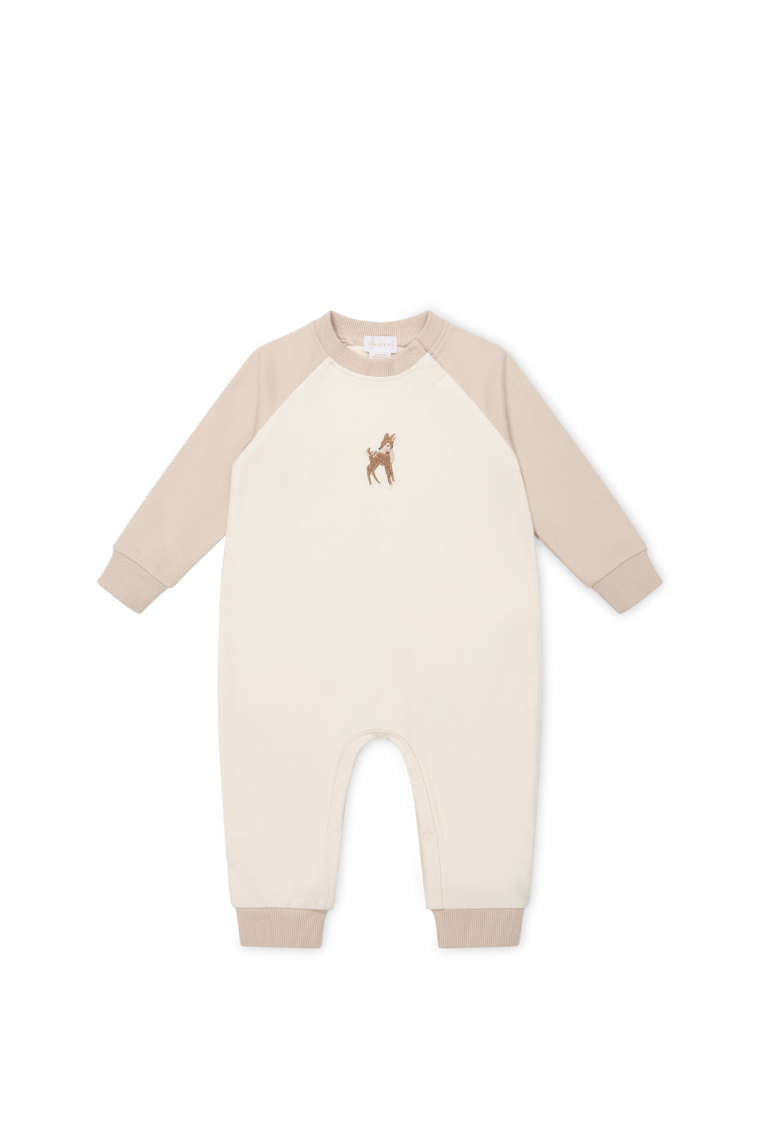 Organic Cotton Tao Sweatshirt Onepiece - Fable Deer Cloud Childrens Onepiece from Jamie Kay NZ