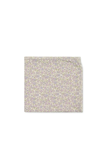 Organic Cotton Wrap Blanket - Chloe Lavender Childrens Blanket from Jamie Kay NZ