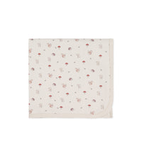 Organic Cotton Wrap Blanket - Woodland Friends Childrens Blanket from Jamie Kay NZ