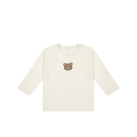 Pima Cotton Arnold Long Sleeve Top - Cloud Bear Childrens Top from Jamie Kay NZ