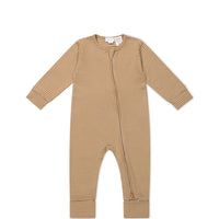 Pima Cotton Frankie Zip Onepiece - Spiced/Cloud Childrens Onepiece from Jamie Kay NZ