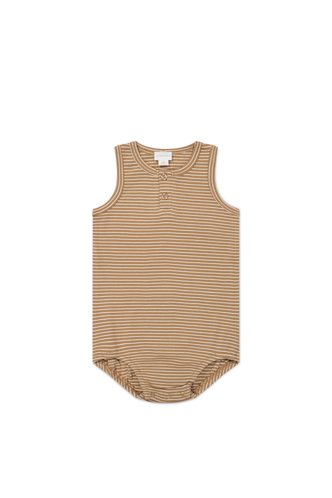 Pima Cotton Noah Playsuit - Spiced/Cloud Childrens Playsuit from Jamie Kay NZ