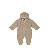Sasha Recycled Polyester Sherpa Onepiece - Lait Marle