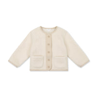 Rylan Sherpa Jacket - Natural Childrens Jacket from Jamie Kay NZ