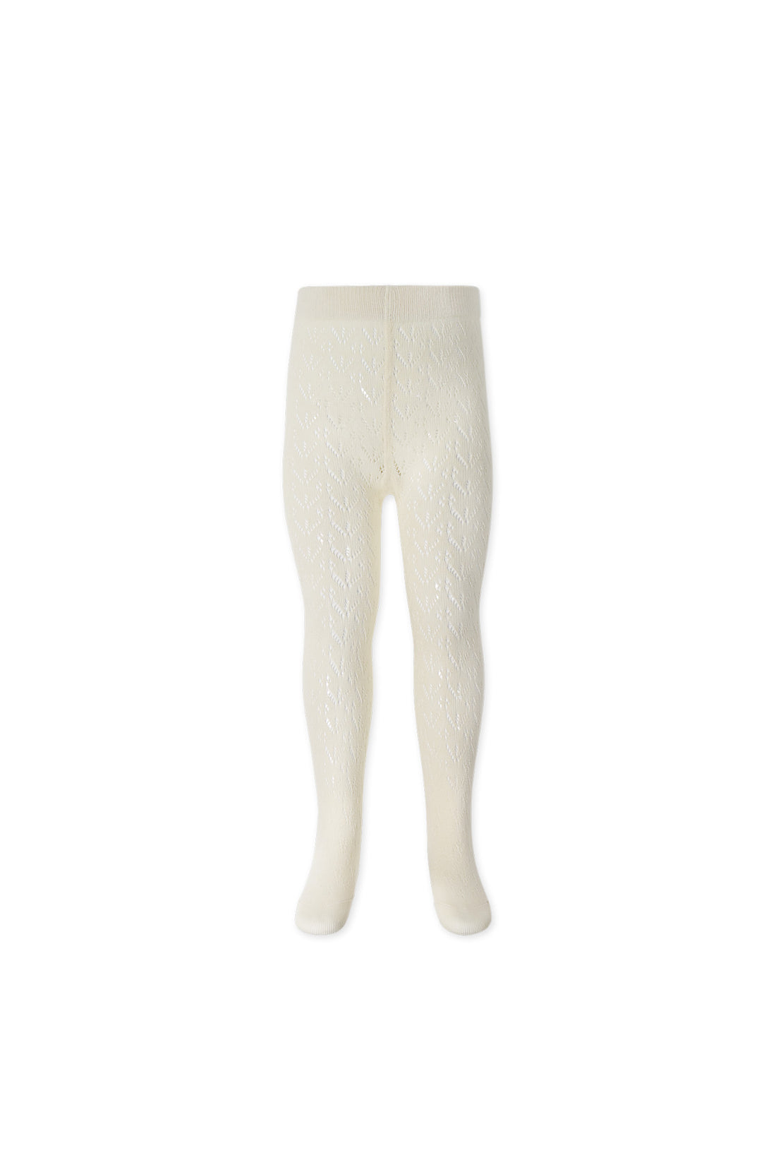 Scallop Weave Tight - Milk Childrens Tights from Jamie Kay NZ