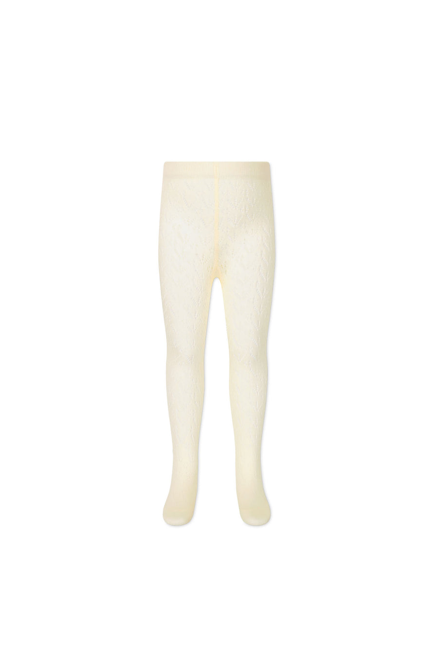 Scallop Weave Tight - Parchment Childrens Tights from Jamie Kay NZ