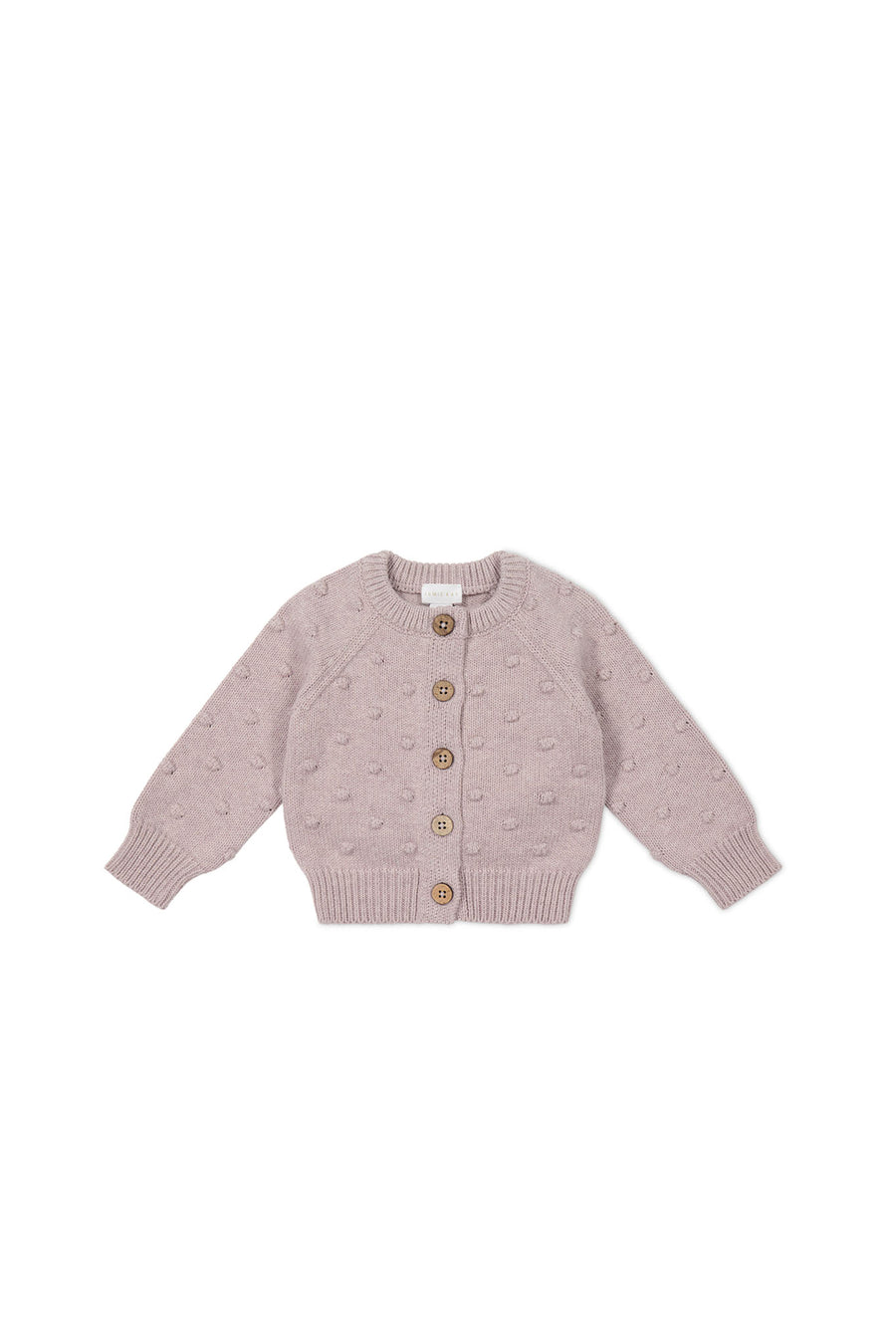 Simple Dotty Cardigan - Violet Marle Childrens Cardigan from Jamie Kay NZ