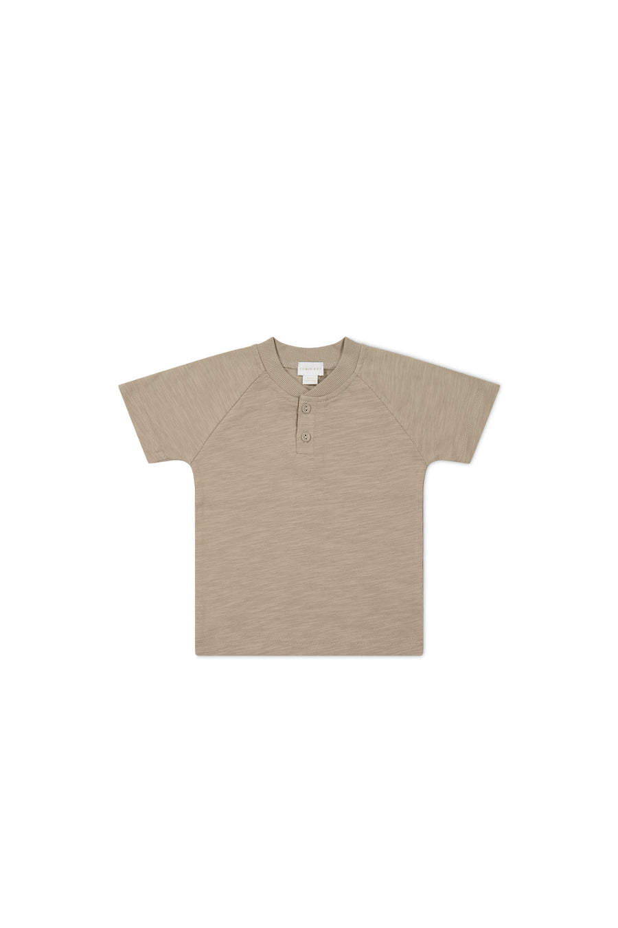 Slub Cotton Weston Tee - Vintage Taupe Childrens Top from Jamie Kay NZ