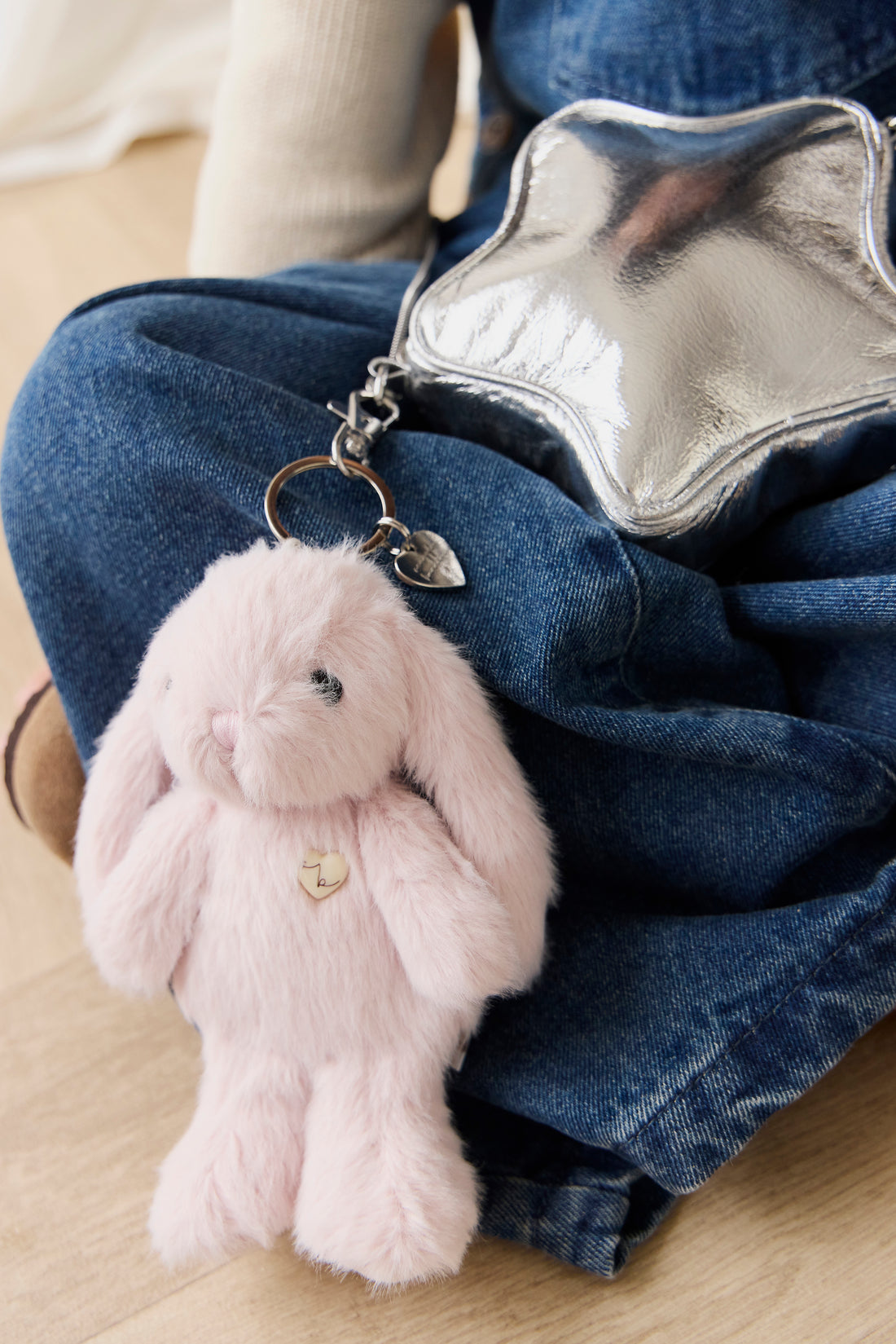 Snuggle Bunnies - Penelope Keyring - Blossom Childrens Toy from Jamie Kay NZ