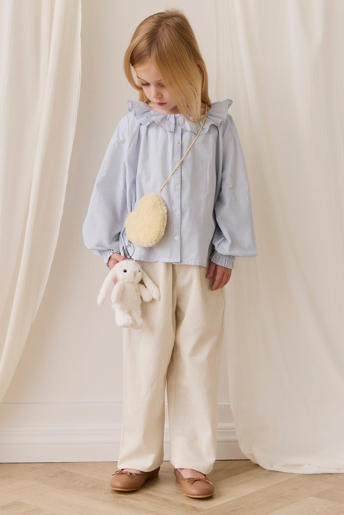Snuggle Bunnies - Penelope Keyring - Marshmallow Childrens Toy from Jamie Kay NZ