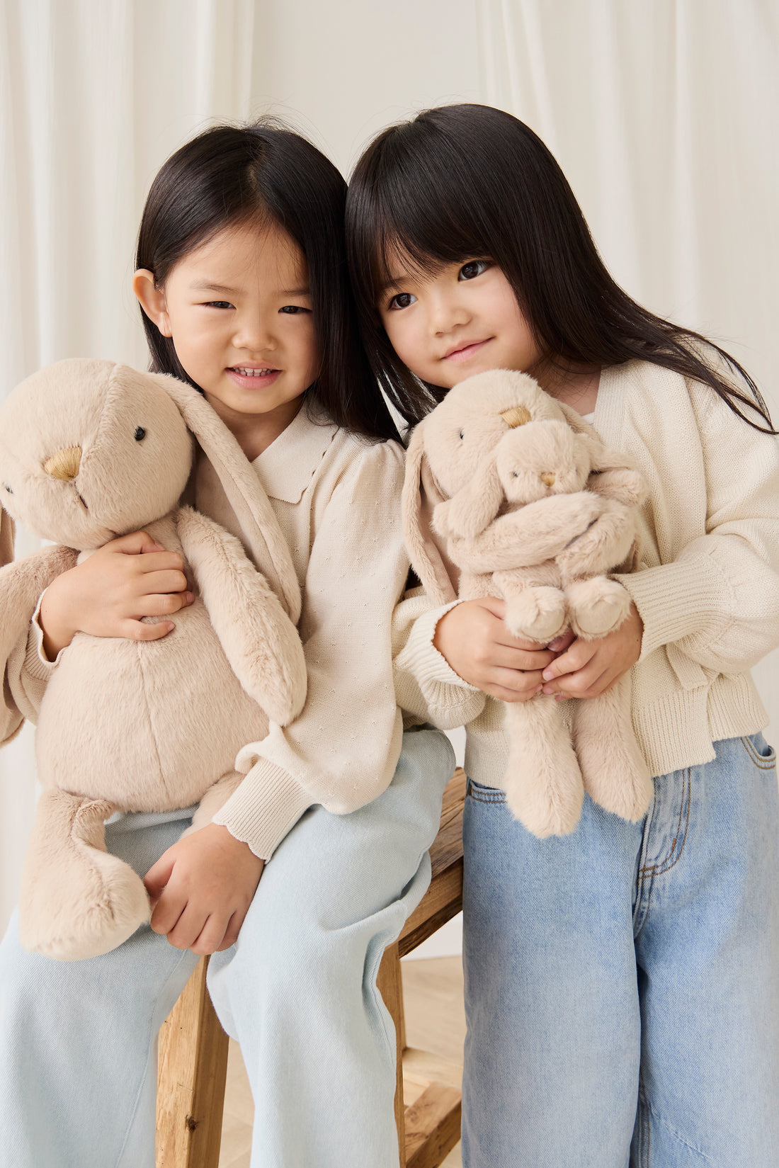 Snuggle Bunnies - Frankie the Hugging Bunny - Caramel Childrens Toy from Jamie Kay NZ