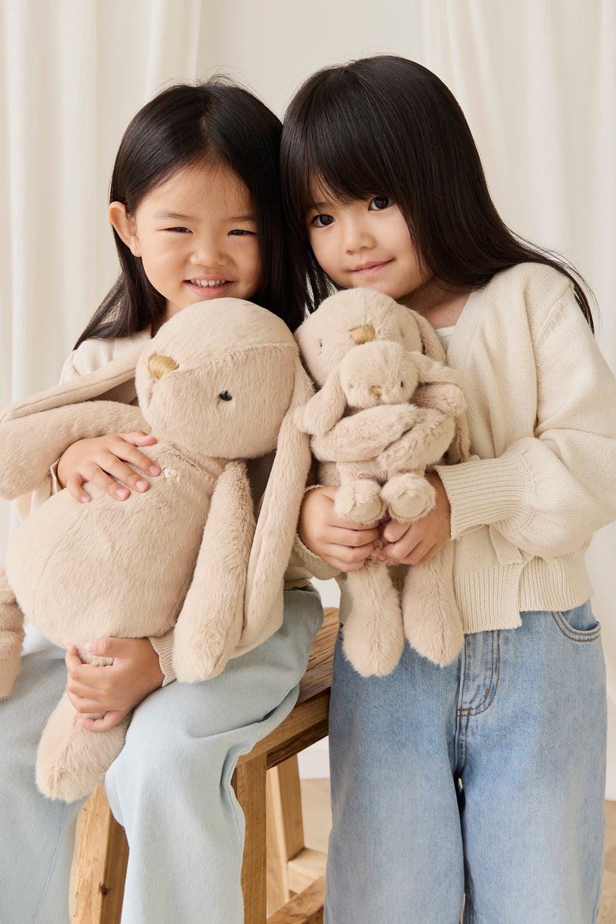 Snuggle Bunnies - Frankie the Hugging Bunny - Caramel – Jamie Kay NZ