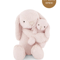 Snuggle Bunnies - Plush Frankie the Hugging Bunny - Blush Childrens Toy from Jamie Kay NZ