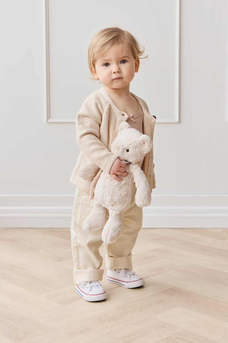 Snuggle Bunnies - Georgie With Bow Childrens Toy from Jamie Kay NZ