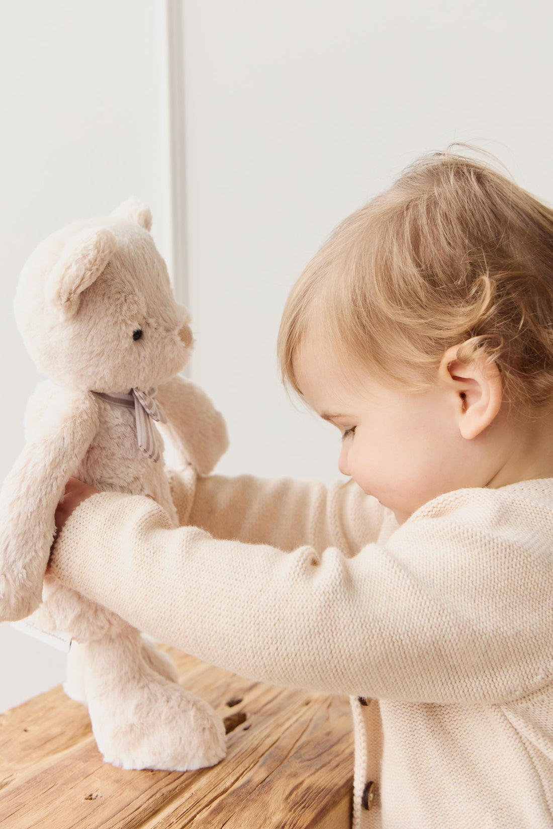 Snuggle Bunnies - Georgie With Bow Childrens Toy from Jamie Kay NZ