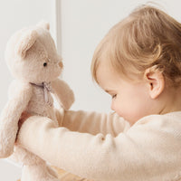 Snuggle Bunnies - Georgie With Bow Childrens Toy from Jamie Kay NZ