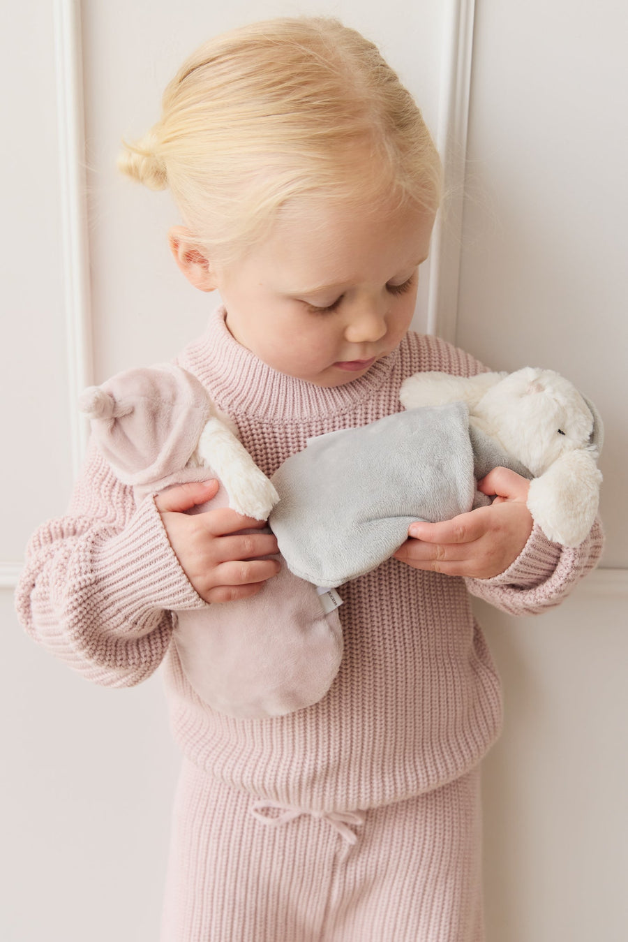 Snuggle Bunnies - Sleeping Penelope  - Blush Childrens Toy from Jamie Kay NZ