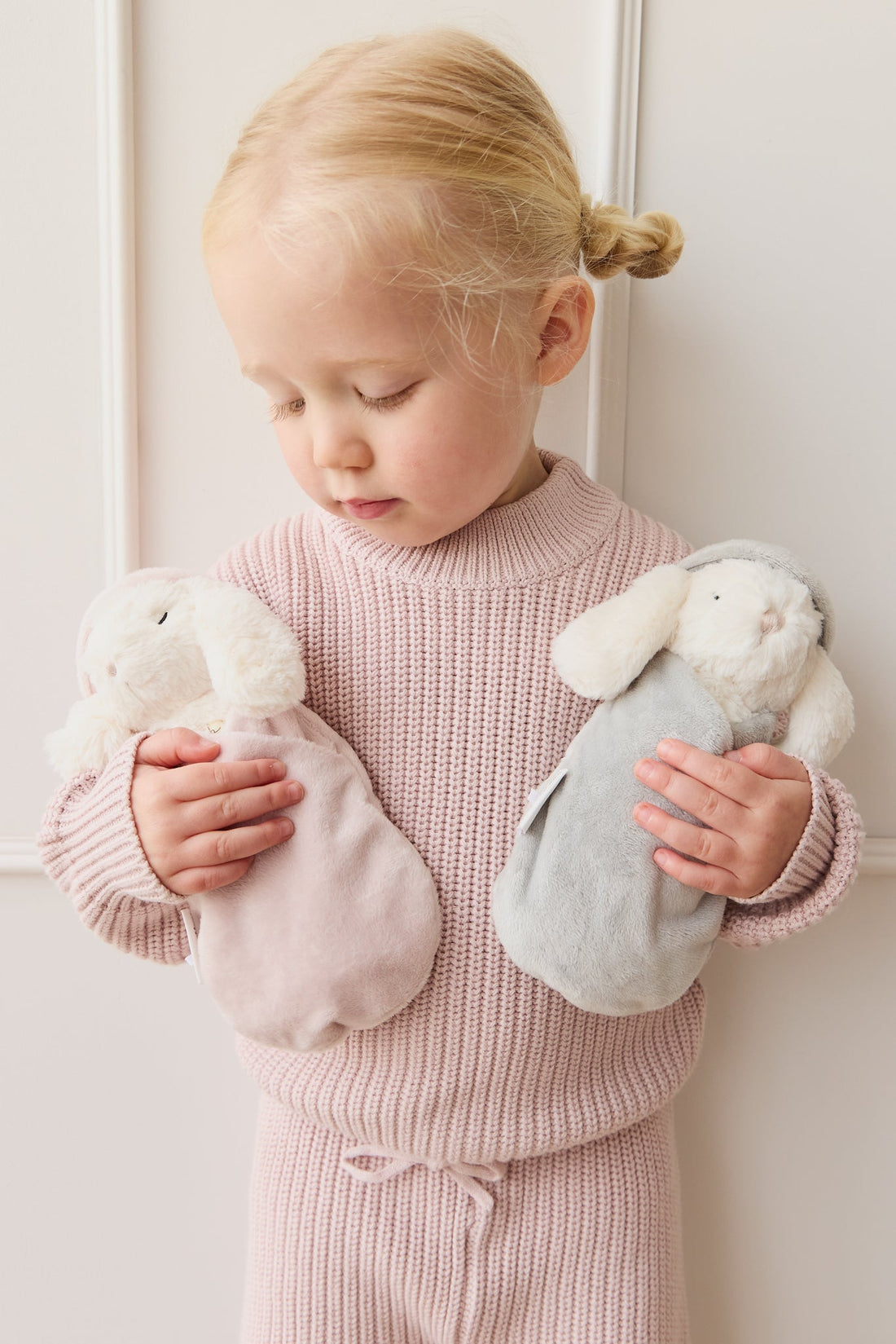 Snuggle Bunnies - Sleeping Penelope  - Blush Childrens Toy from Jamie Kay NZ