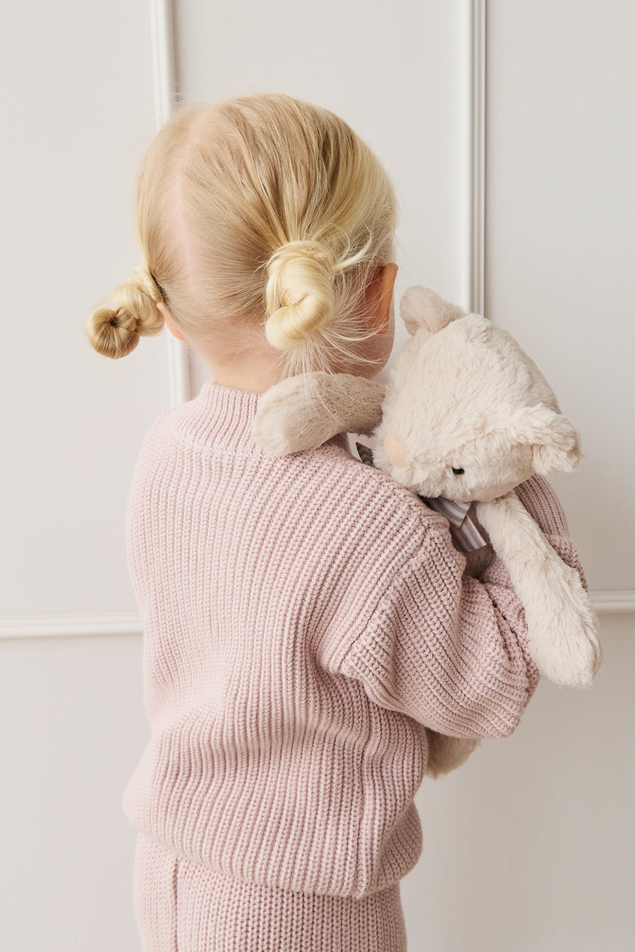 Snuggle Bunnies - Georgie With Bow Childrens Toy from Jamie Kay NZ