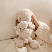 Snuggle Bunnies - Plush Frankie the Hugging Bunny - Brulee Childrens Toy from Jamie Kay NZ