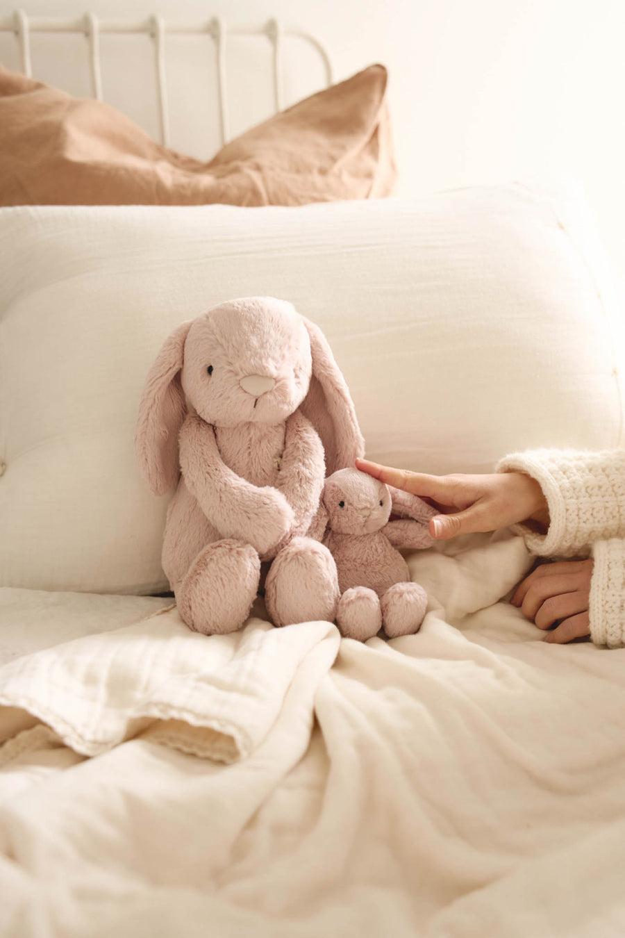 Snuggle Bunnies - Penelope the Bunny - Blush Childrens Toy from Jamie Kay NZ