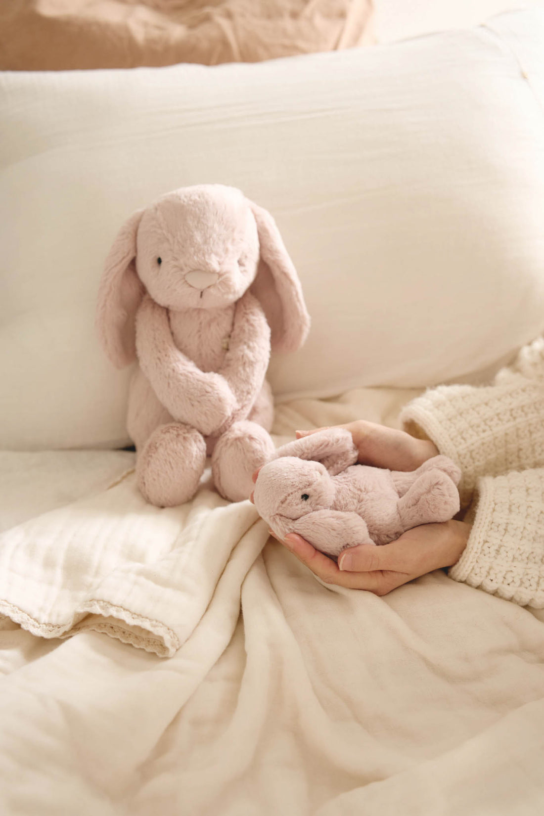 Snuggle Bunnies - Penelope the Bunny - Blush Childrens Toy from Jamie Kay NZ