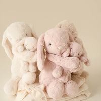 Snuggle Bunnies - Plush Frankie the Hugging Bunny - Brulee Childrens Toy from Jamie Kay NZ