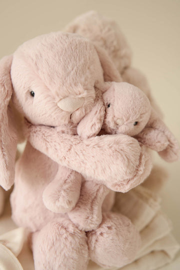 Snuggle Bunnies - Plush Frankie the Hugging Bunny - Blush Childrens Toy from Jamie Kay NZ