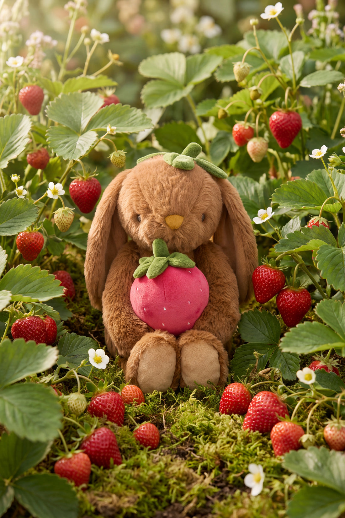Snuggle Bunnies - Strawberry Penelope - Oak Childrens Toys from Jamie Kay NZ