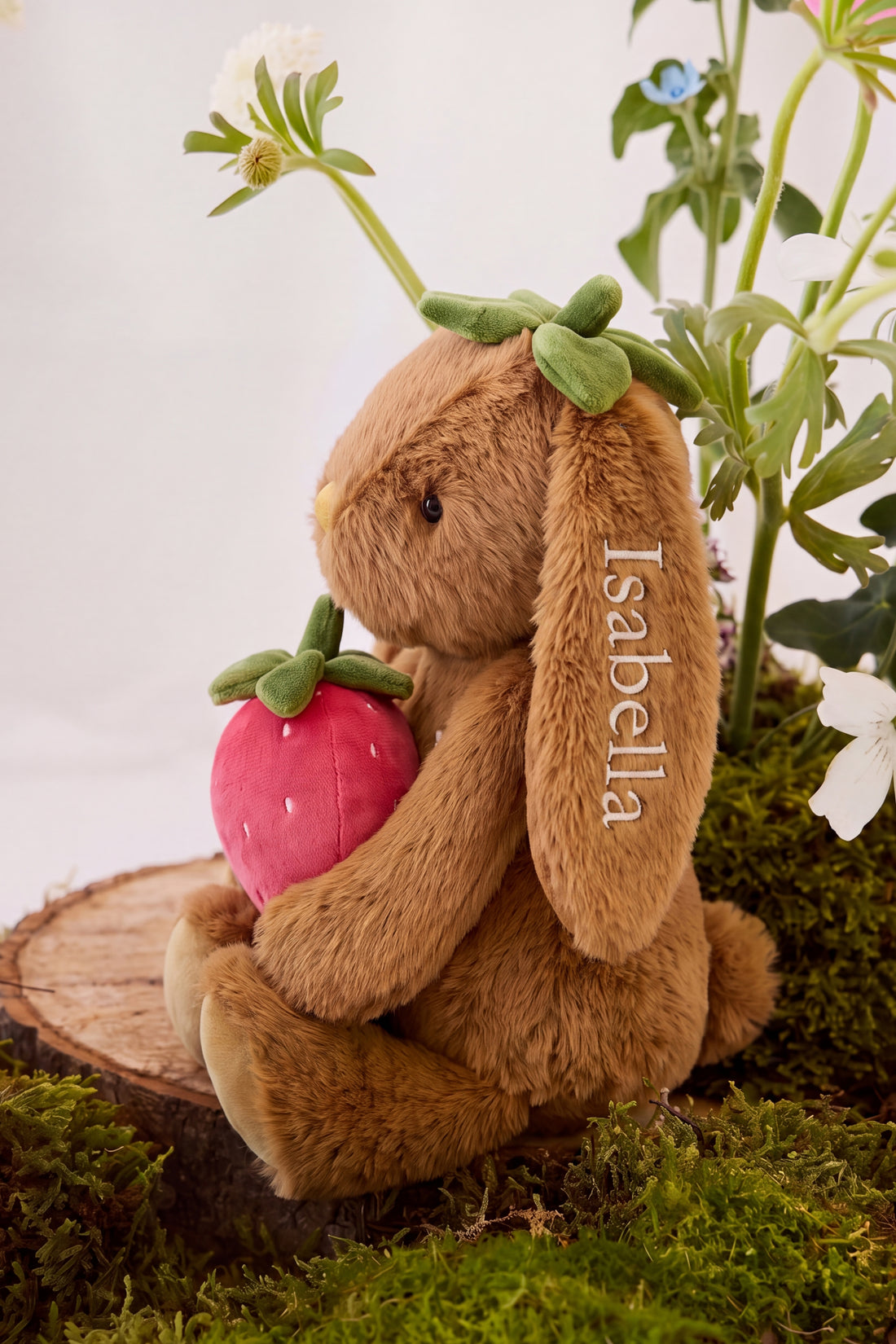 Snuggle Bunnies - Strawberry Penelope - Oak Childrens Toys from Jamie Kay NZ