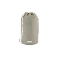 Swim Bag - Fine Vertical Stripe Dark Olive Childrens Swimwear from Jamie Kay NZ