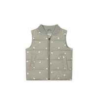 Taylor Vest - Fresh Apples Abbey Stone Childrens Vest from Jamie Kay NZ