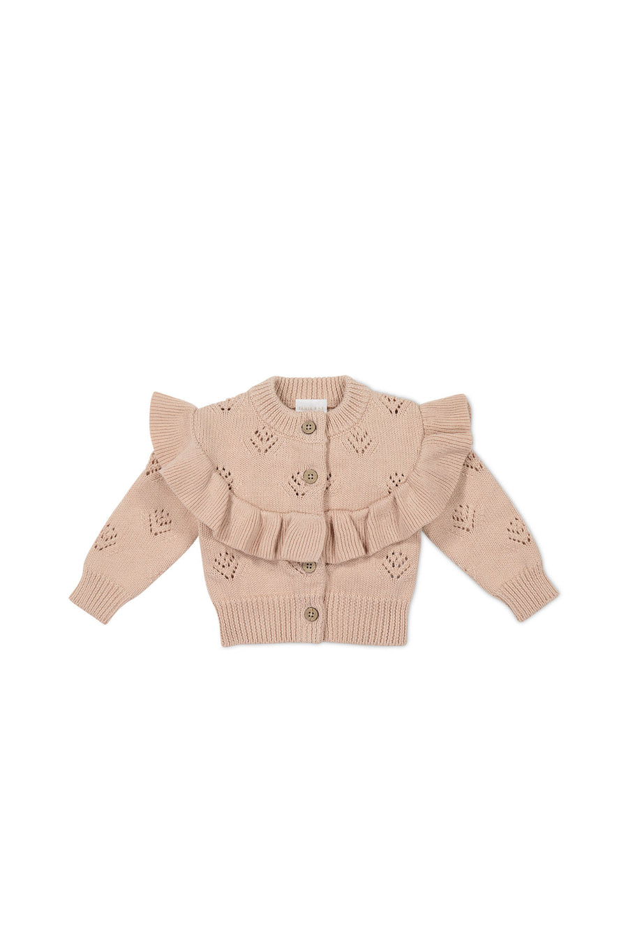 Tilly Cardigan - Dusky Rose Childrens Cardigan from Jamie Kay NZ