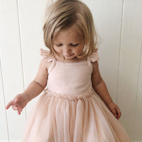 Katie Tutu Dress - Chalky Pink