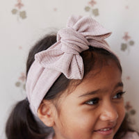 Organic Cotton Modal Headband - Mushroom Marle Childrens Headband from Jamie Kay NZ