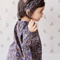 Organic Cotton Headband - Winter Iris Childrens Headband from Jamie Kay NZ